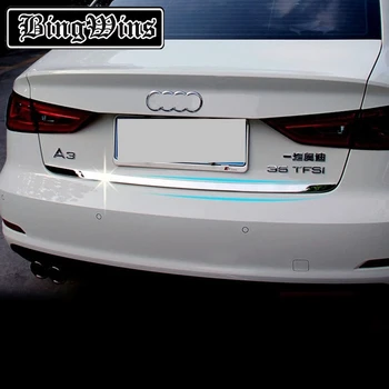

Car styling Boot Door Tail Gate Molding for Audi A4L A6L Q3 Q5 2009-2018 model ABS chrome plating Rear Tail door logo below d