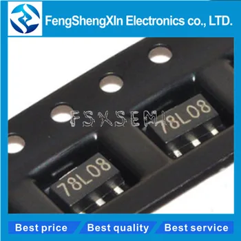 

100pcs/lot New 78L08 SOT89 7808 8V Voltage regulator triode