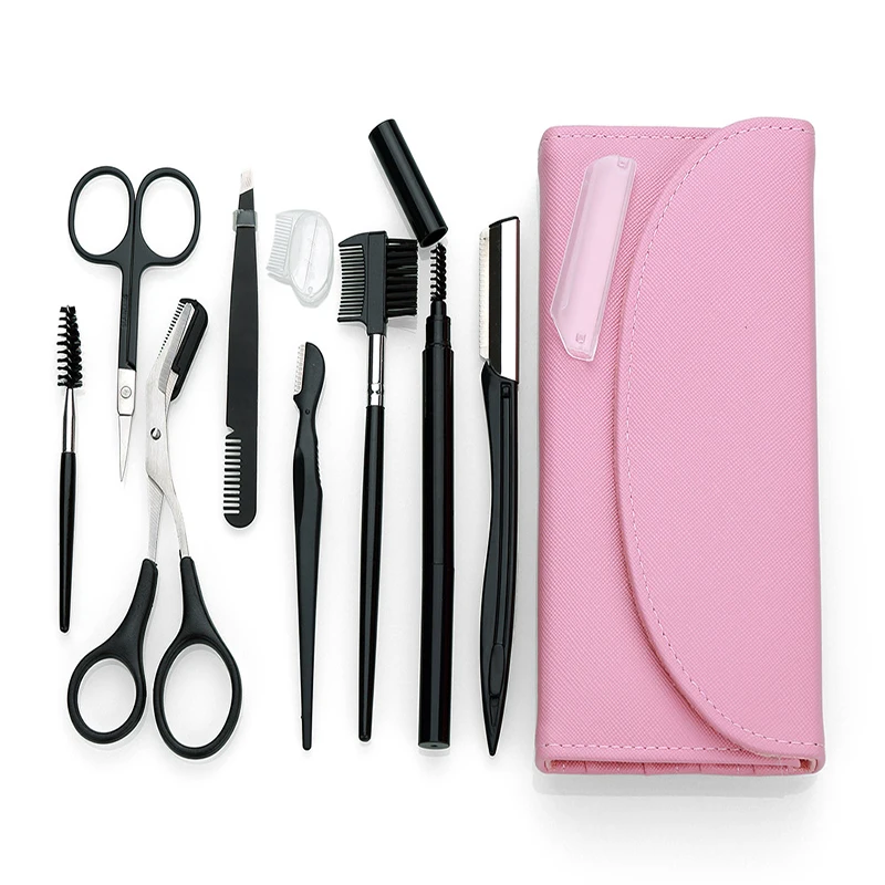 4pcs 8pcs Eyebrow Trimmer Kit Brow Scissors Eyebrow Comb Razor Tweezers for Face Eyelash Brush Grooming Shaping Set Beauty Tools eyebrow trimmer set eyebrow trimmer eyebrow razor set eyebrow razor eyebrow scissors eyebrow tweezers set tweezers set eyelash comb eyebrow brush eyebrow pen sharpening set
