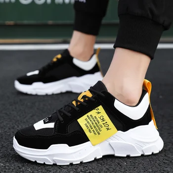 

Mens Platform Sneakers Sports Running Shoes Men Chunky Sneakers Outdoor Stability Trainers Breathable Jogging Athletics Shoes