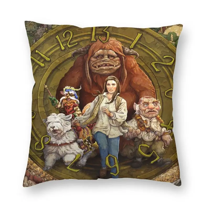

Labyrinth Square Pillow Case Home Decorative Movie Cushions Throw Pillow for Living Room Double-sided Printing