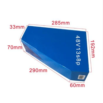 

Triangle battery 48V 20.8Ah lithium ion battery pack with BMS for Mountain electric bicycle,snowbike+5A charger