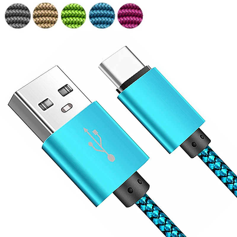 Кабель USB Type C для Samsung A50 A80 Huawei P30 Lite OnePlus 7 Pro шнур быстрой зарядки телефона Honor 20 9X 10 8