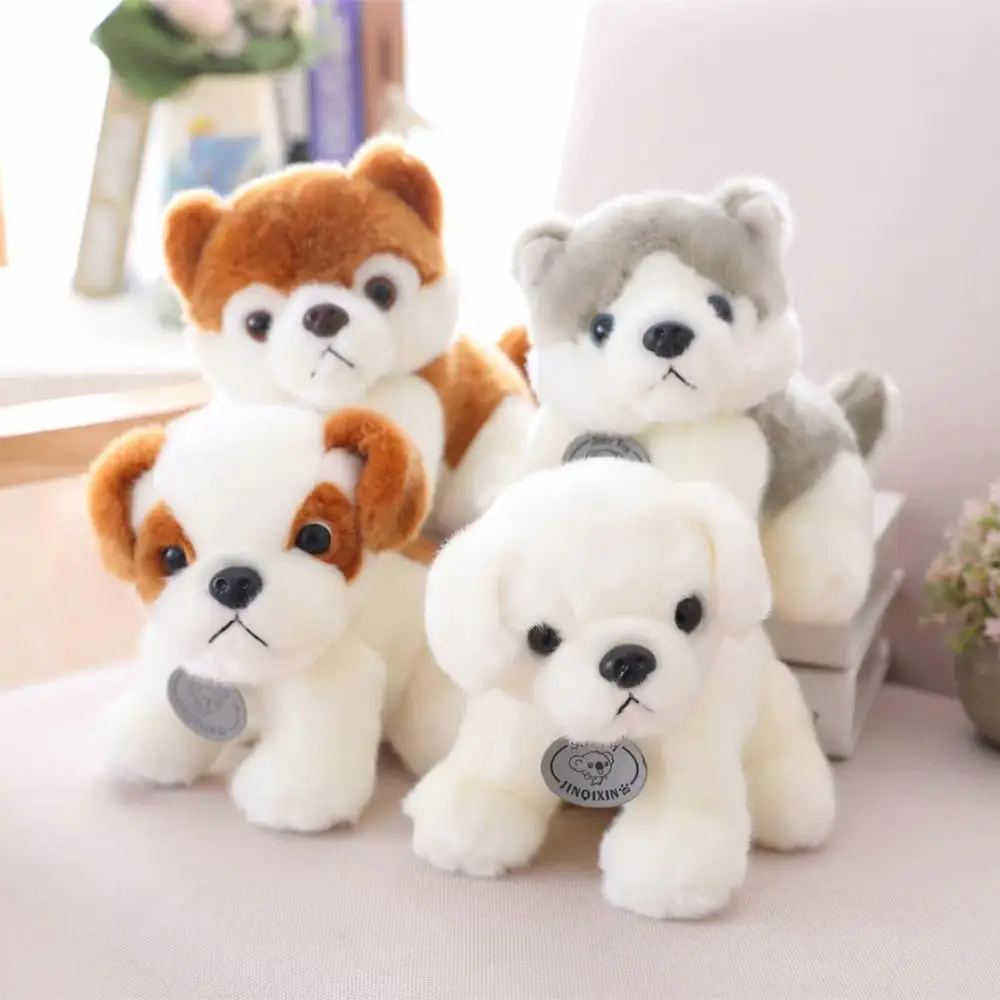 

20cm high quality Simulation Dog Plush Toy Lovely Husky Soft Stuffed dolls Birthday Gifts For Children and Kids Christmas gifts