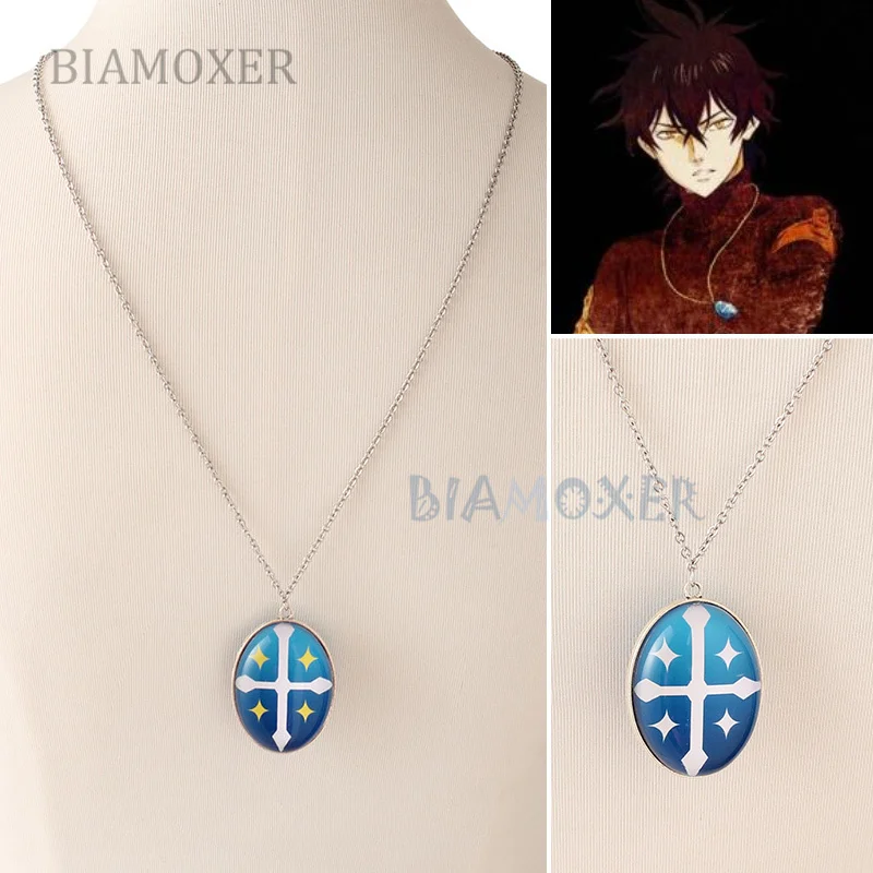 3 Sytles Anime Yuno Necklace Black 