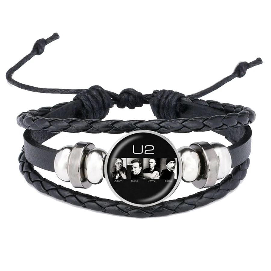 Горячая Берлинская альтернатива поп-рок-группа U2 браслеты Bono Adam Clayton Ларри Давид браслет рок-группа U2 ювелирные изделия Прямая поставка