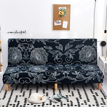 

Blue Flower Universal Sofa Cover Stretch Elasticity Couch Cover Sofa Funiture Sofa Cover Without Armrest Folding Cover for Sofa