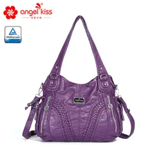 Angelkiss женская сумка из искусственной кожи женские сумки большие кожаные дизайнерские большие сумки-шопперы для женщин роскошная сумка на плечо