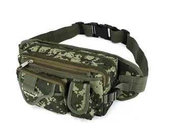 

Korean camouflage waist bag new men's outdoor One Shoulder Messenger Bag Fashion Leisure Sports large capacity chest bag