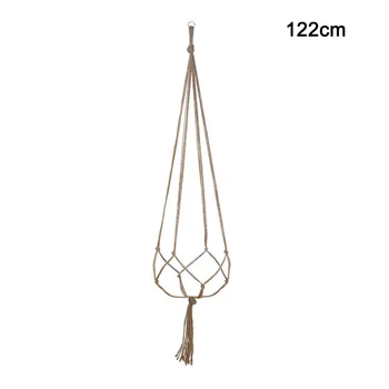 

Vintage Plants Hanger Jute Rope Botanic Hooks Flower Basket Holder Legs String Hanging Rope Home Garden Ornaments Wall Art