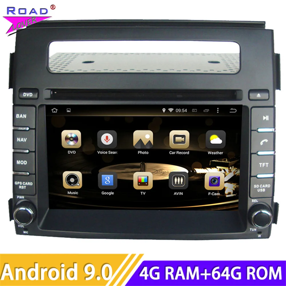 Автомобильный DVD плеер Roadlover Android 9 0 Авторадио для KIA Soul 2012 стерео GPS навигация