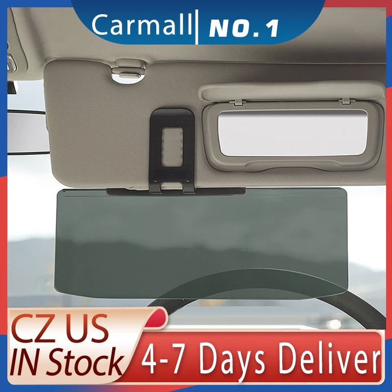 1PC Car Sun Visor Anti Dazzle Shading Mirror Auto Anti Glare Clip on