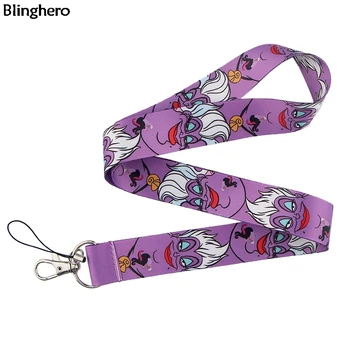 

10pcs/lot Blinghero Octopus Witch Lanyard Cartoon Keys Student Badge Phone Holder Keychains Neck Strap Hang Rope Lanyards BH0158