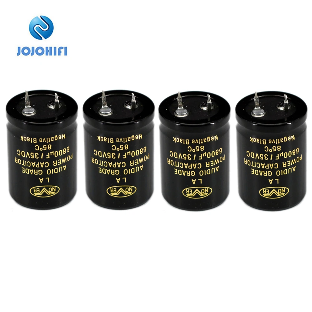 4pcs Nover LA 6800uF 35V 25x35mm Pitch 10mm 35V/6800UF HIFI HI-FI Fever Golding Capacitors AUDIO Electrolytic Capacitor 4pcs nover la 6800uf 35v 25x35mm pitch 10mm 35v 6800uf hifi hi fi fever golding capacitors audio electrolytic capacitor