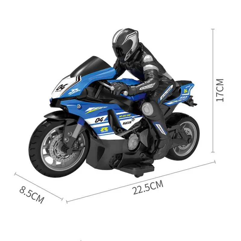 2.4GHz Remote Control stunt motorbike 25KM/H High Speed Drift Racing Motorcycle With High Power Motor Big Size Motorcar Gifts 5
