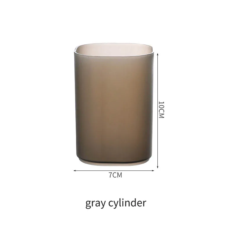 gray cylinder 4 сетки стол для хранения мелочей Многофункциональный косметический держатель пластиковый материал ручка карандаш коробка для хранения Настольные принадлежности - Цвет: gray cylinder
