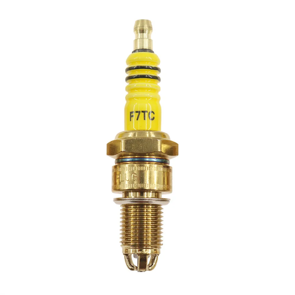 Свеча зажигания из сплава с 3 электродами для мотоциклов F7TC/F5TC GX120 GX160 GX200 GX240 GX270 GX340