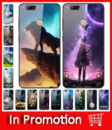 For ZTE Z17 mini Case 5.2 inch Glass Hard Back Cases For ZTE NUBIA Z17 mini Case Cover Z17mini Z 17 Tempered Soft Bumper