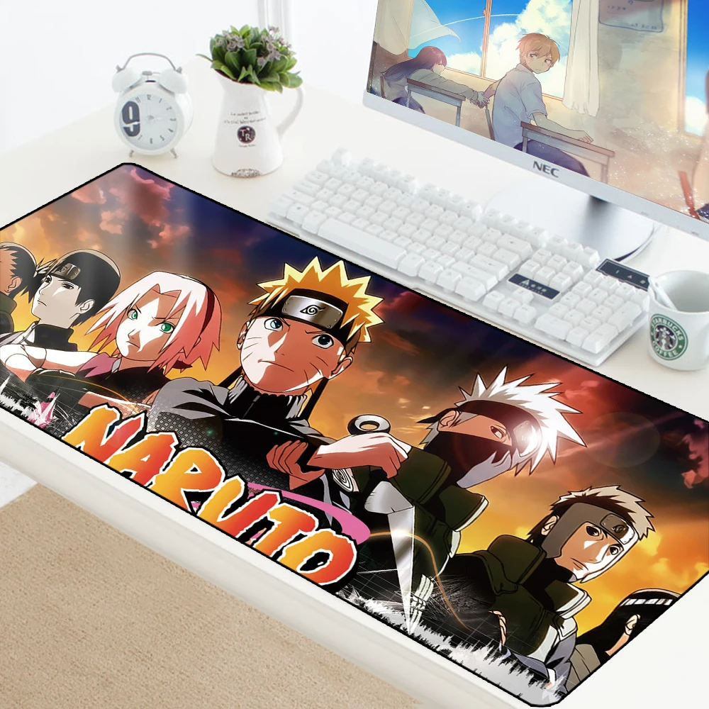 Naruto Mouse Pad Anime Pad Computer Keyboard Large Rubber XL Mousepad Gaming Padmouse Gamer Need for Speed Mouse Mats 700x300MM