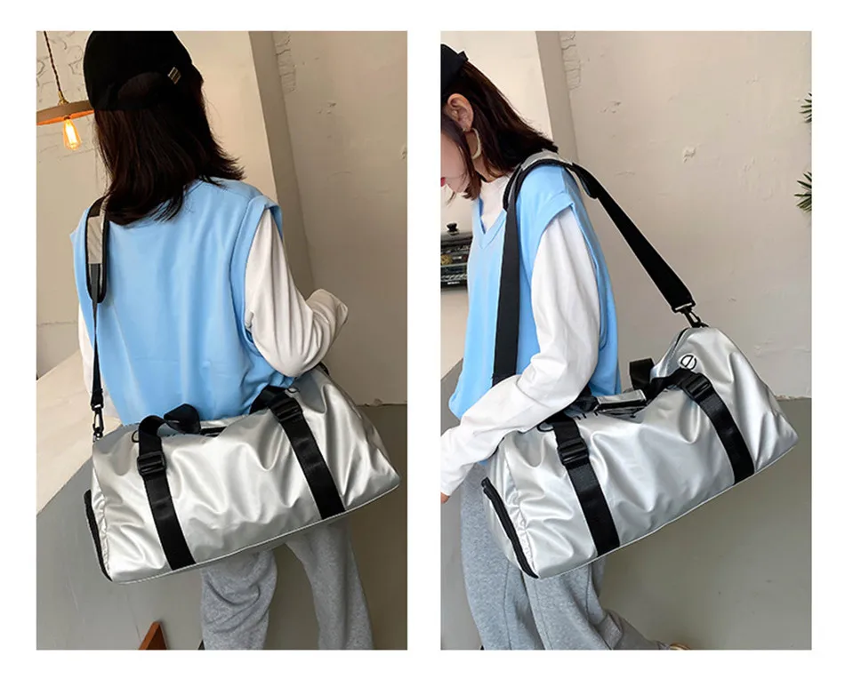 Outdoor Travel Sports Fitness Large Capacity Shoulder Bag Wet And Dry Separation Swimming Waterproof Handbag Leisure Cross Bag