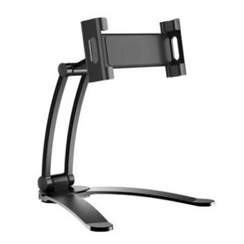 

Kitchen Desktop Tablet Stand Pad Wall Mount Holder for iPad Pro 12.9 IPAD Air Iphone Support 5 Inch-10.5 Inch(Black)