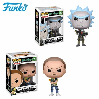 

Funko POP Cartoon Rick and Morty Weaponized Action Figure Toys Collection PVC Models Children Birthday Gift