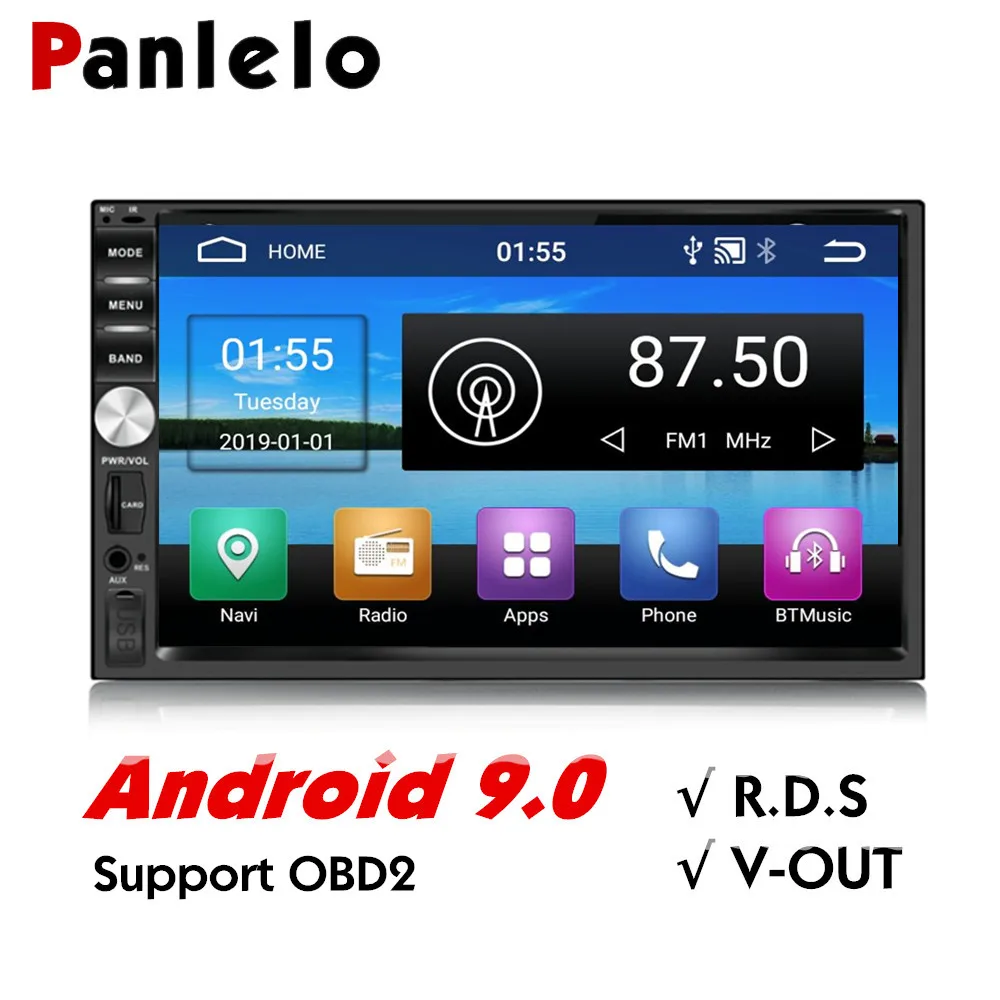 Смотрите сюда!Отличная продукция!Panlelo 2 Din android-автомобильный gps Android 6,0 стерео 7 дюймов 1080 P Радио Bluetooth, Wi-Fi Multi-Media плеер