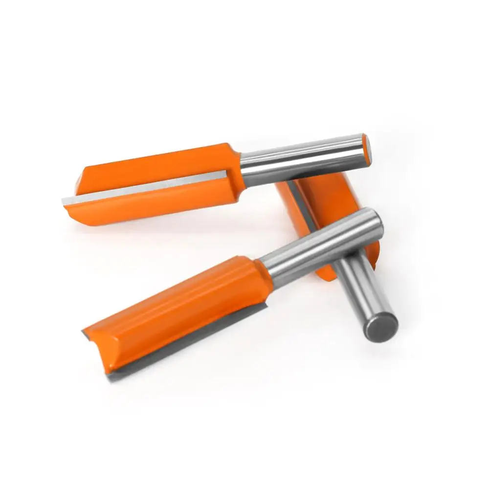 8mm Shank Tungsten Carbide Double Flute Woodworking Router Bit