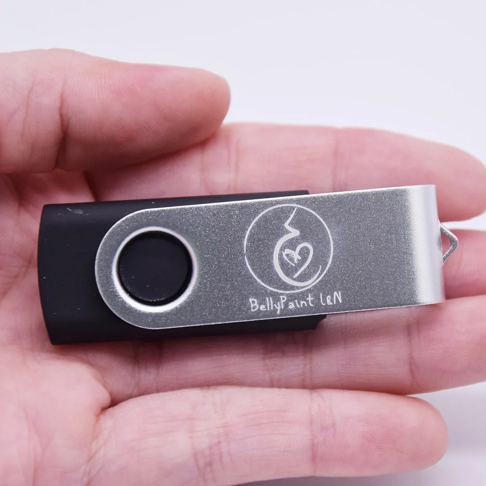 Usb _ usb 3 0 вращающийся цветной зажим с черным коллоидом 16 ГБ 32 64 128 Гб металлический