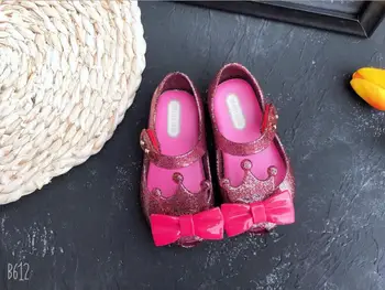 

Ultragirl 2020 Original Girl Jelly Sandals Crown Kids Sandals Children Beach Princess Shoes Non-slip Mini Toddler Shoes