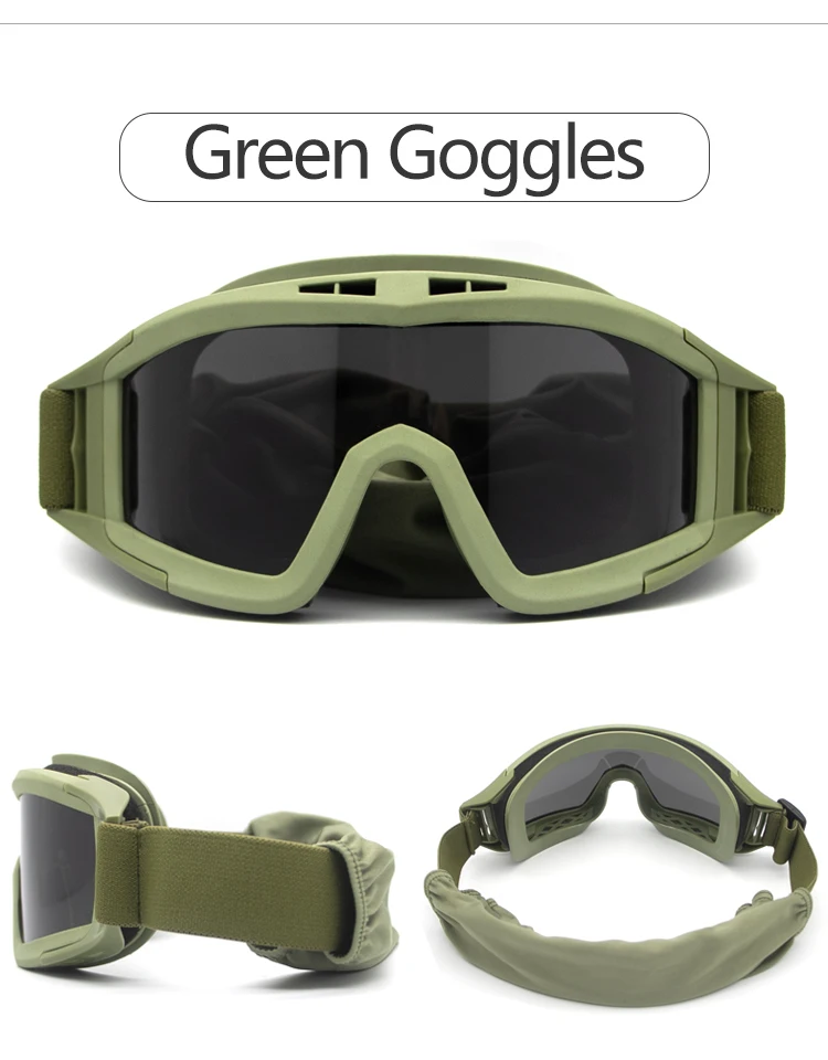 NorthFOX Locust Military Tactical Goggles CS Shooting Goggles Windproof Paintball Glasses Men's Outdoor Sports Camping Hiking Mo