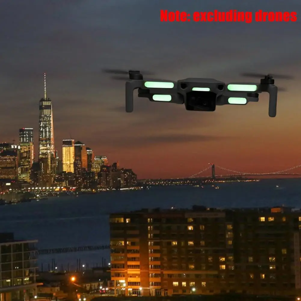 2 шт DJI Mavic мини светящиеся наклейки легкие флуоресцентные наклейки для DJI Mavic Mini АКСЕССУАРЫ