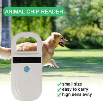 

Portable Decoder Handheld 134.2Khz FDX-B USB ID Rechargeable Animal Chip Reader Dog Cat Horse Pet Scanner Tag Microchip