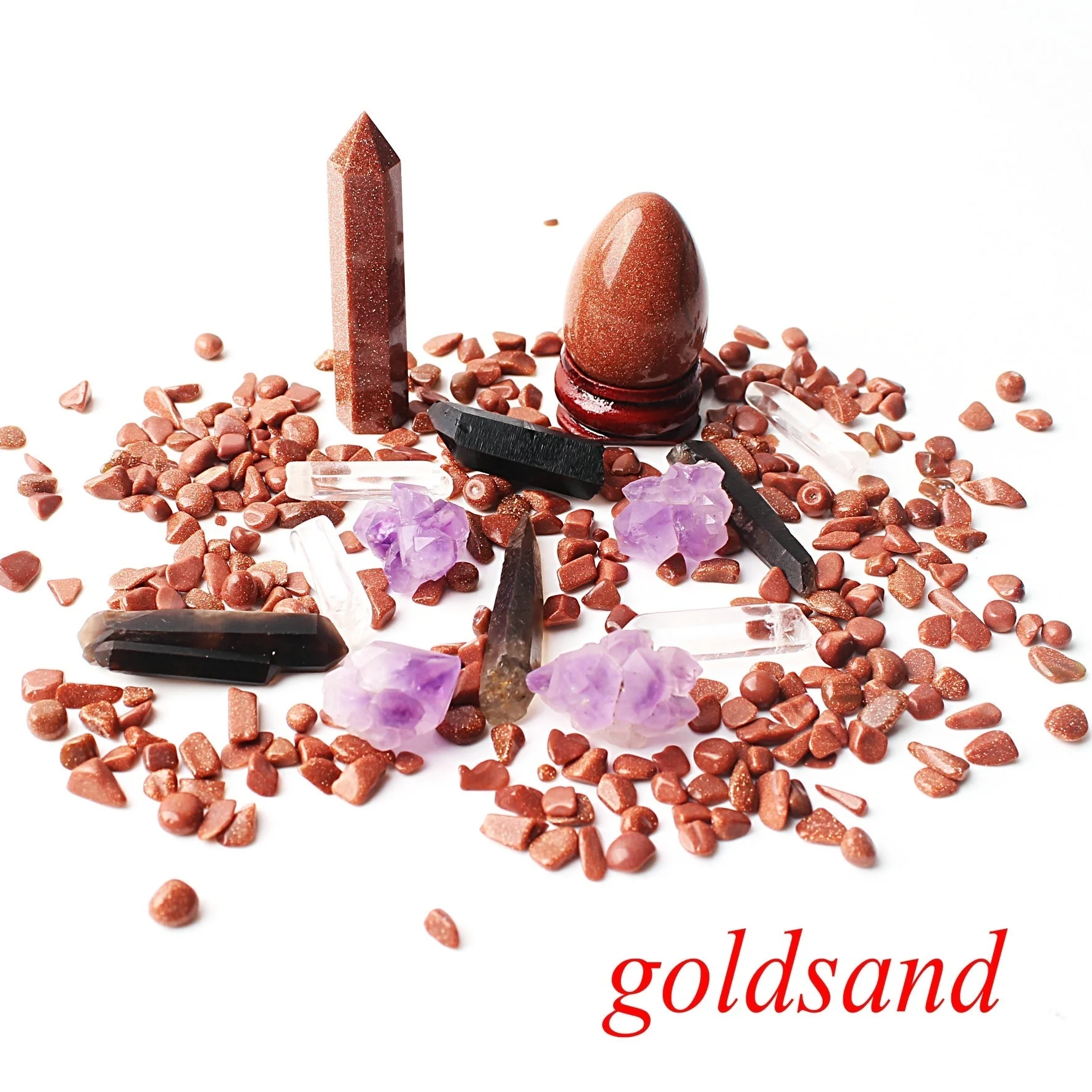 1 лот смешанный натуральный кристалл палочка кулон яичный шарик гравий минералы