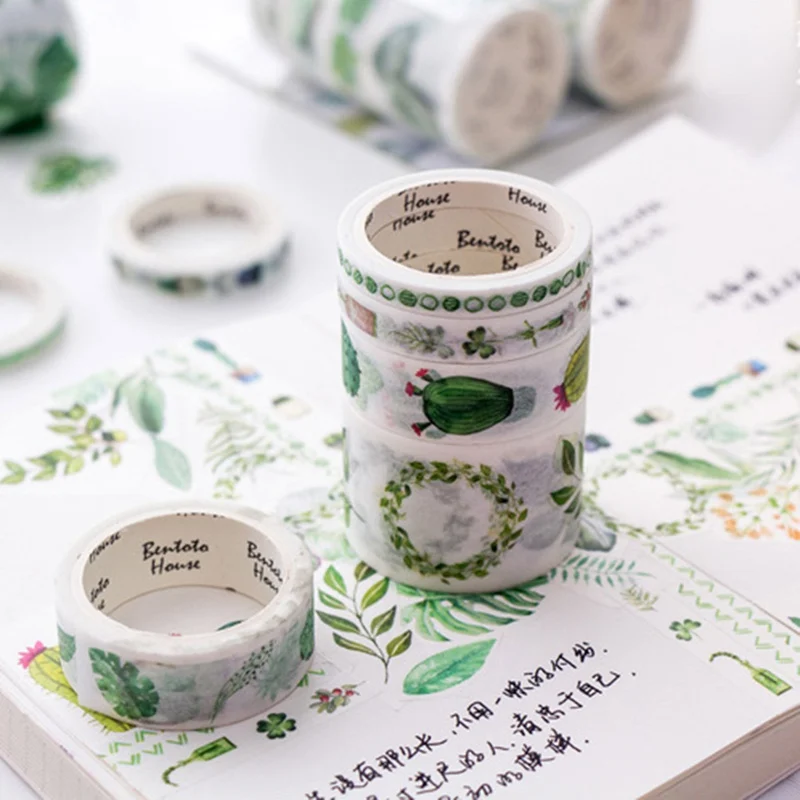 10 шт./компл. милый Декор прозрачная лента для скрэпбукинга Washi DIY Единорог малярный скотч школьные канцелярские принадлежности