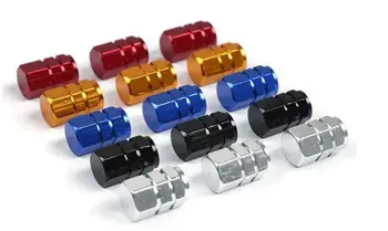 

4pcs Aluminum Tire Wheel Rims Stem Air Valve Caps Tyre Cover Car Truck Bike For Skoda yeti fabia superb octavia of all