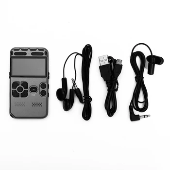 

8G Voice Activated Voice Recorder with LCD Display MP3 Player with Earphones J6PB