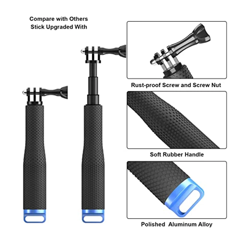 Lot de 6 coques de protection pour caméra d'action GoPro, étui rigide en silicone