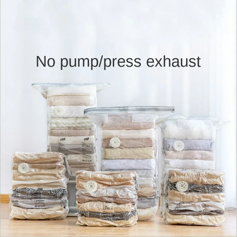 

Vacuum Compression Bag Storage Bag Three-dimensional Air-free Home Storage Finishing Upgrade Air Valve Clothing Quilt Container