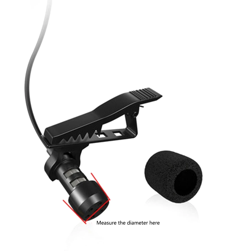 Headset Replacement Cover Gooseneck Sponge Foam Microphone Windscreen Protector 5 Sizes 10pcs