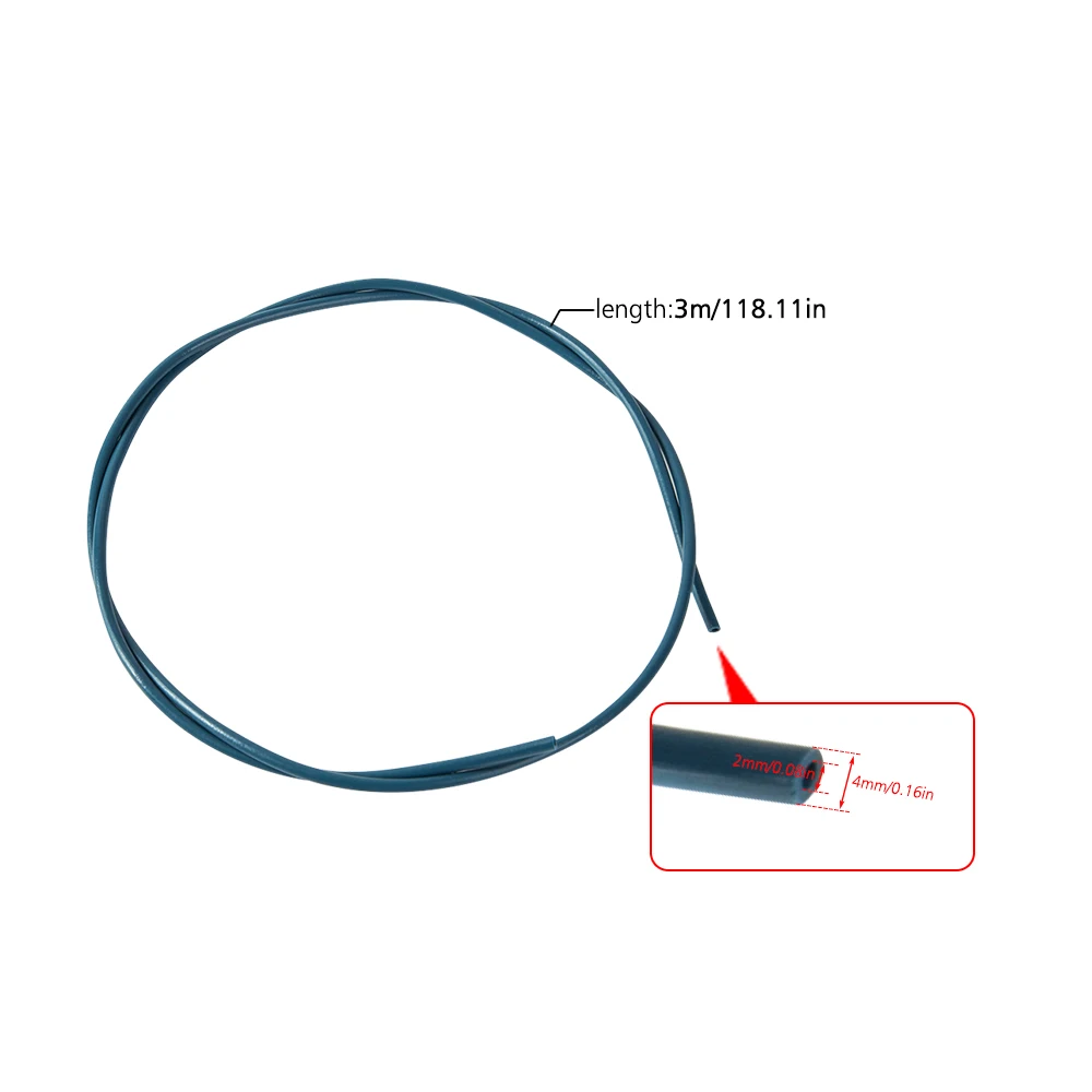 Creality 3D PTFE Bowden Tube 2 мм ID 4 OD 3 метра в длину для CR20 pro/CR 10S pro/ENDER 3/ENDER 3PRO|Детали и