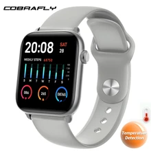 COBRAFLY KW37pro hommes femmes montre intelligente mesure de la température du corps moniteur de fréquence cardiaque Fitness Tracker pour Xiaomi Huawei Iphone(China)