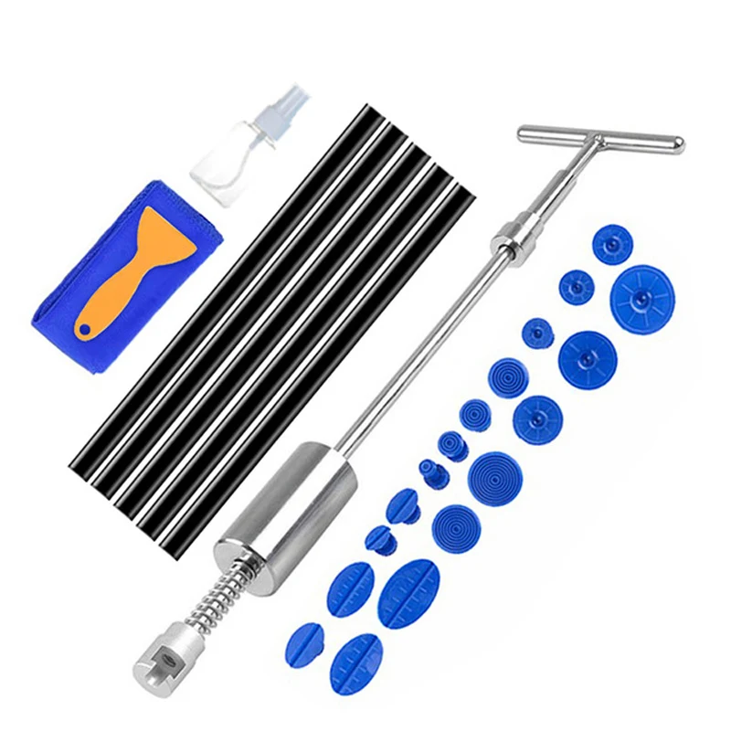 Garage Tool Car Dent Removal Repair Kit Slide Reverse Hammer 18+ Suction  Cup Auto Body Paintless Dent Puller Extractor Tool - AliExpress