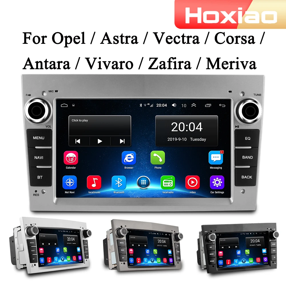 Autoradio 2Din GPS Navi Bluetooth USB Für Opel Astra Zafira Corsa Vivaro Meriva 