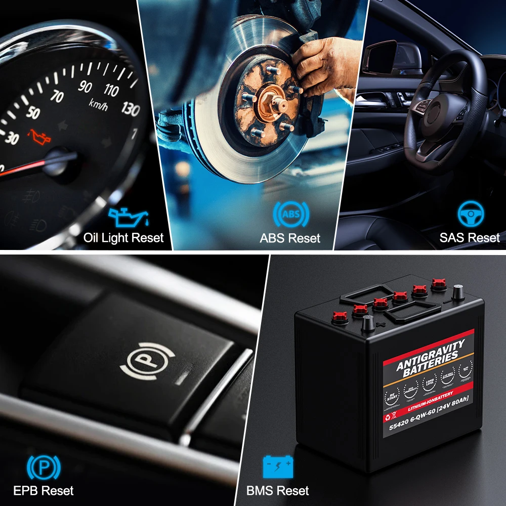 ANCEL FX3000 Elite OBD2 Automotive Scanner 4 System Car Diagnostic Tool Code Reader ABS SAS EPB Reset for Ford OBD 2 Car Tools 4