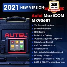 Autel MaxiCOM MK906BT OBD2 Scanner Advanced Diagnostic Tool Bluetooth Scanner Automotivo ECU Coding PK MaxiSys MS906BT MS906