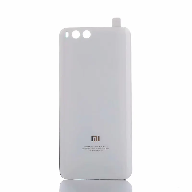 Mi6 Original Housing For Xiaomi 6 Mi Xiaomi6 Glass Battery Door Back Cover Mobile Phone Replacement Parts Case - Цвет: Белый