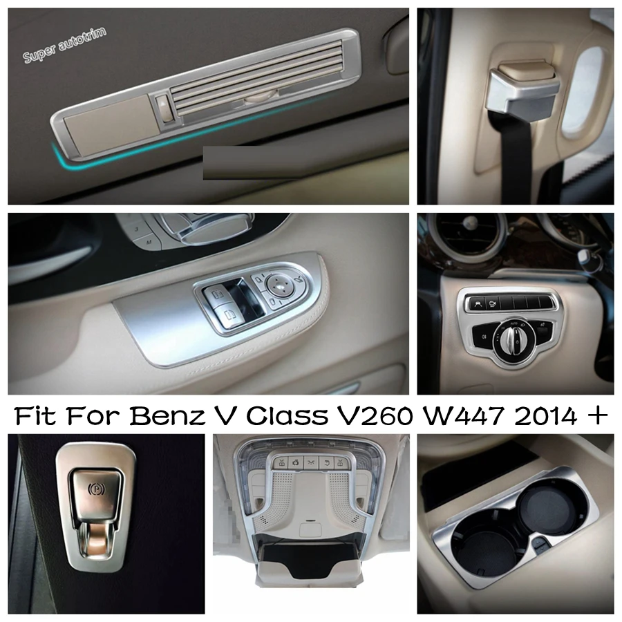 Matte Interior Refit Kit Safety Belt Buckle / Cup Holder / AC Vent