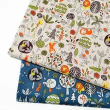 Мультяшная детская хлопковая Лоскутная Ткань с принтом детская хлопковая ткань для комплект кровати «сделай сам» ткань Швейные стеганые ткани