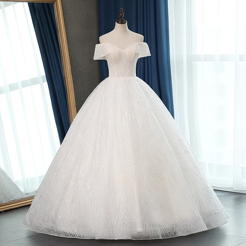 Fansmile новое качество Vestido De Noiva кружевные свадебные платья размера плюс Индивидуальные свадебные платья свадебное платье FSM-058F
